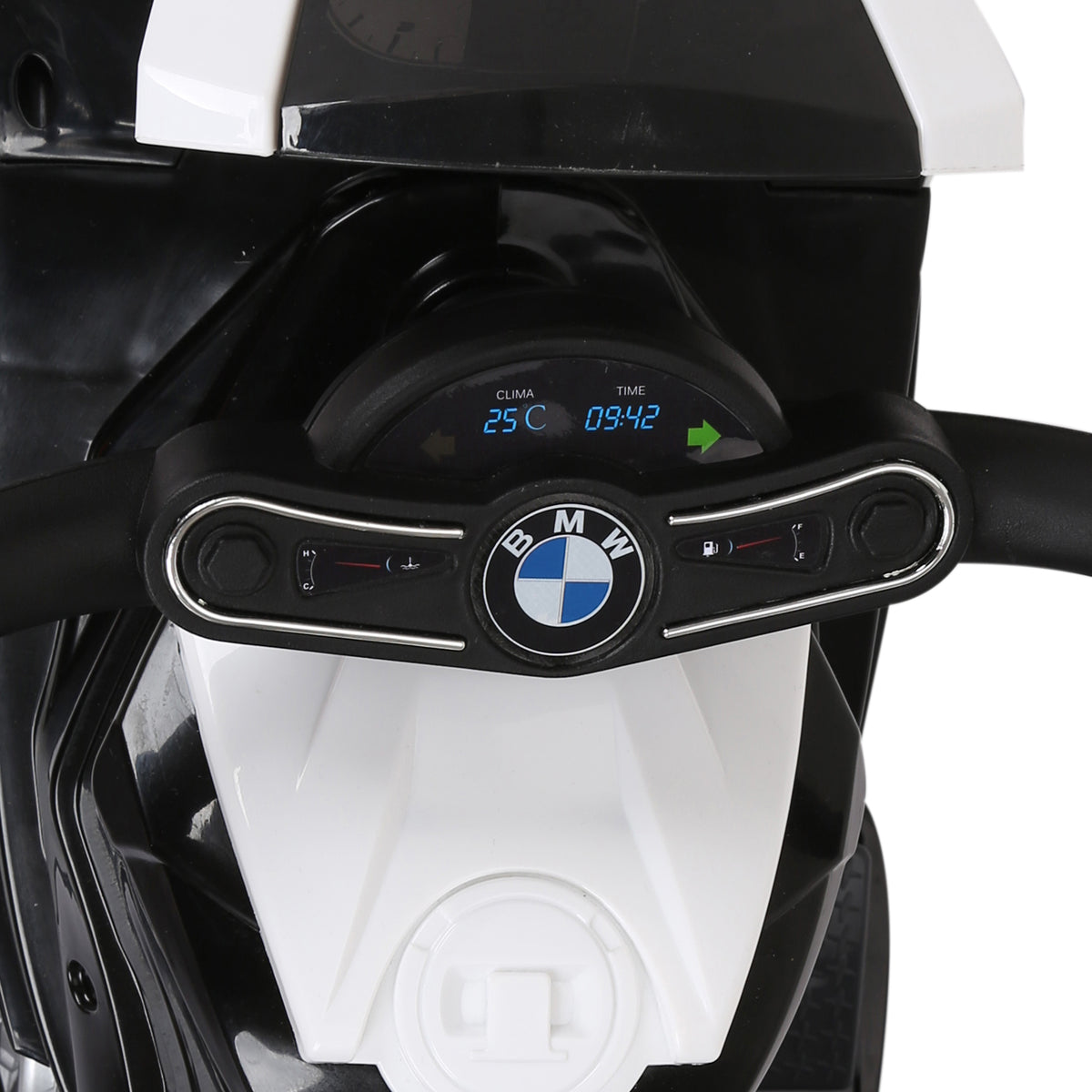Moto électrique enfants sous licence BMW S1000 RR, 3 roues, 6V et 2,5 Km/h, voiture électrique enfants avec effets lumineux et sonores, moto enfant, charge max. 20 kg, noir-8