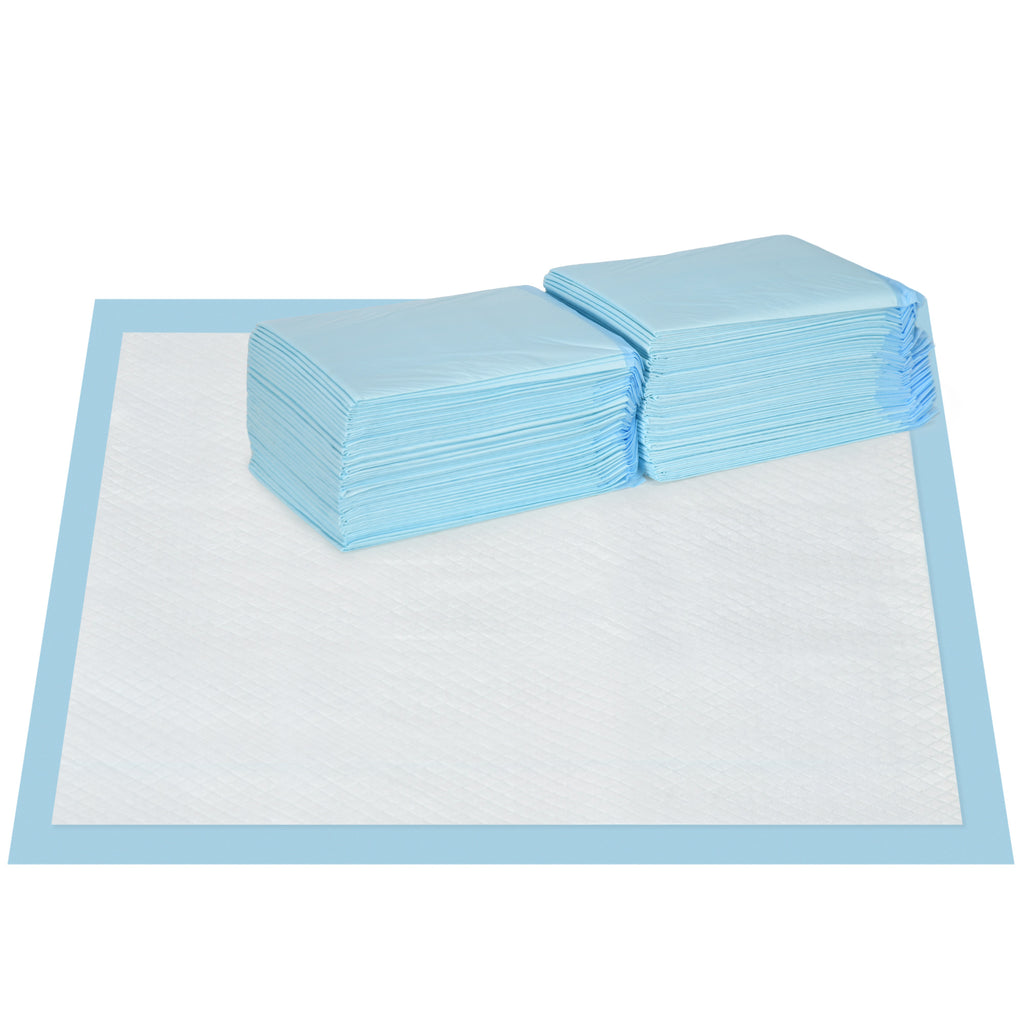 Lot de 80 tapis d'entraînement pour chien, étanche, 6 couches avec surface à séchage rapide, protection, 60 x 60 cm-0