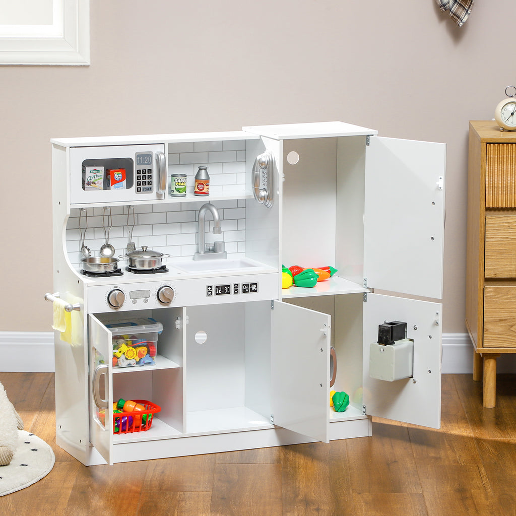 Cuisine enfant jouet d'imitation pour enfant - dinette enfant de 3-8 ans, blanc-8