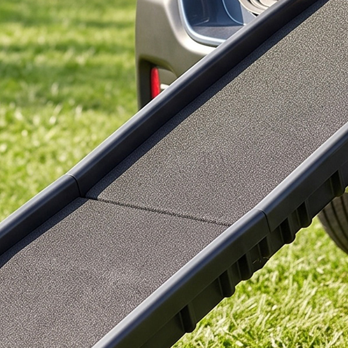 Rampe pliable pour chiens, escalier pour chien en PP avec pente douce et surface antidérapante, 155x38,5x15,5cm, noir-9