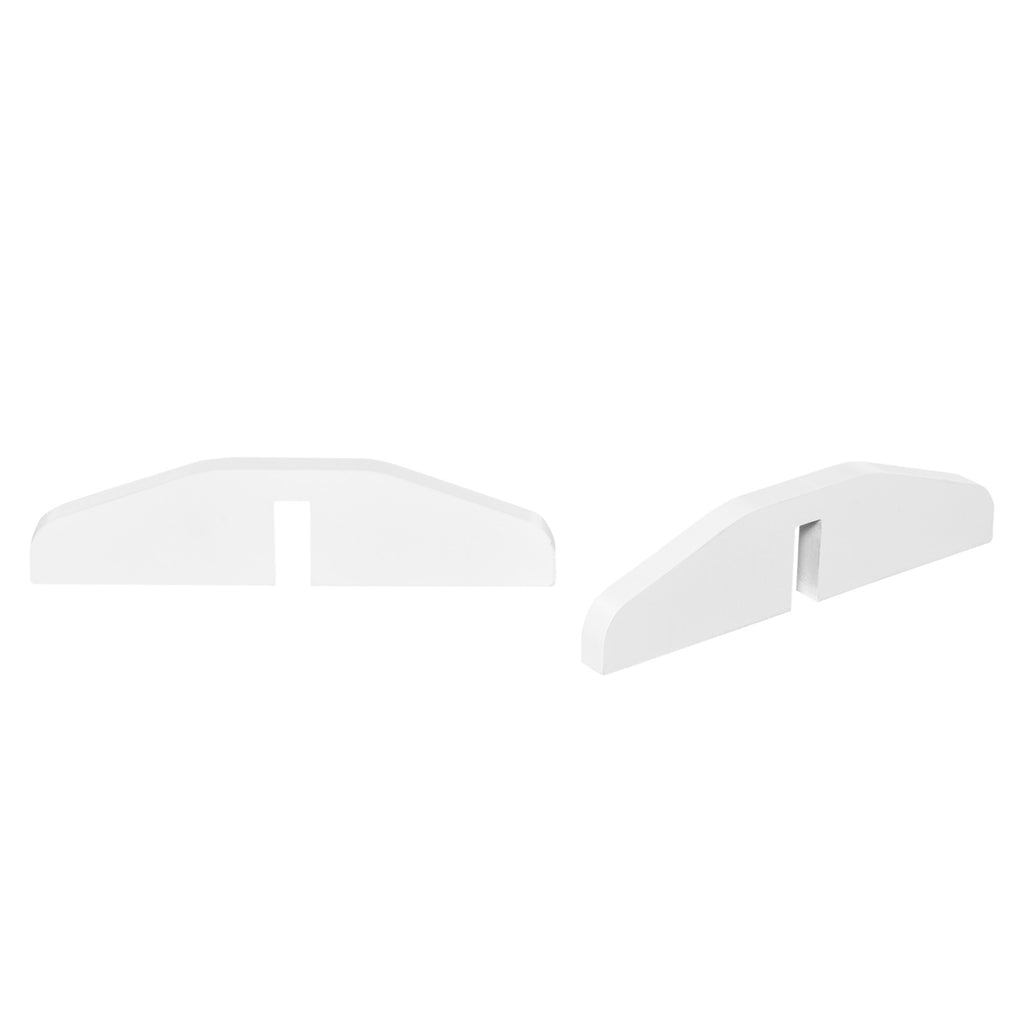 Lot de 2 barrières de sécurité barrière modulable pliable pour animaux de compagnie pied de support 154,5 x 61 cm blanc-7