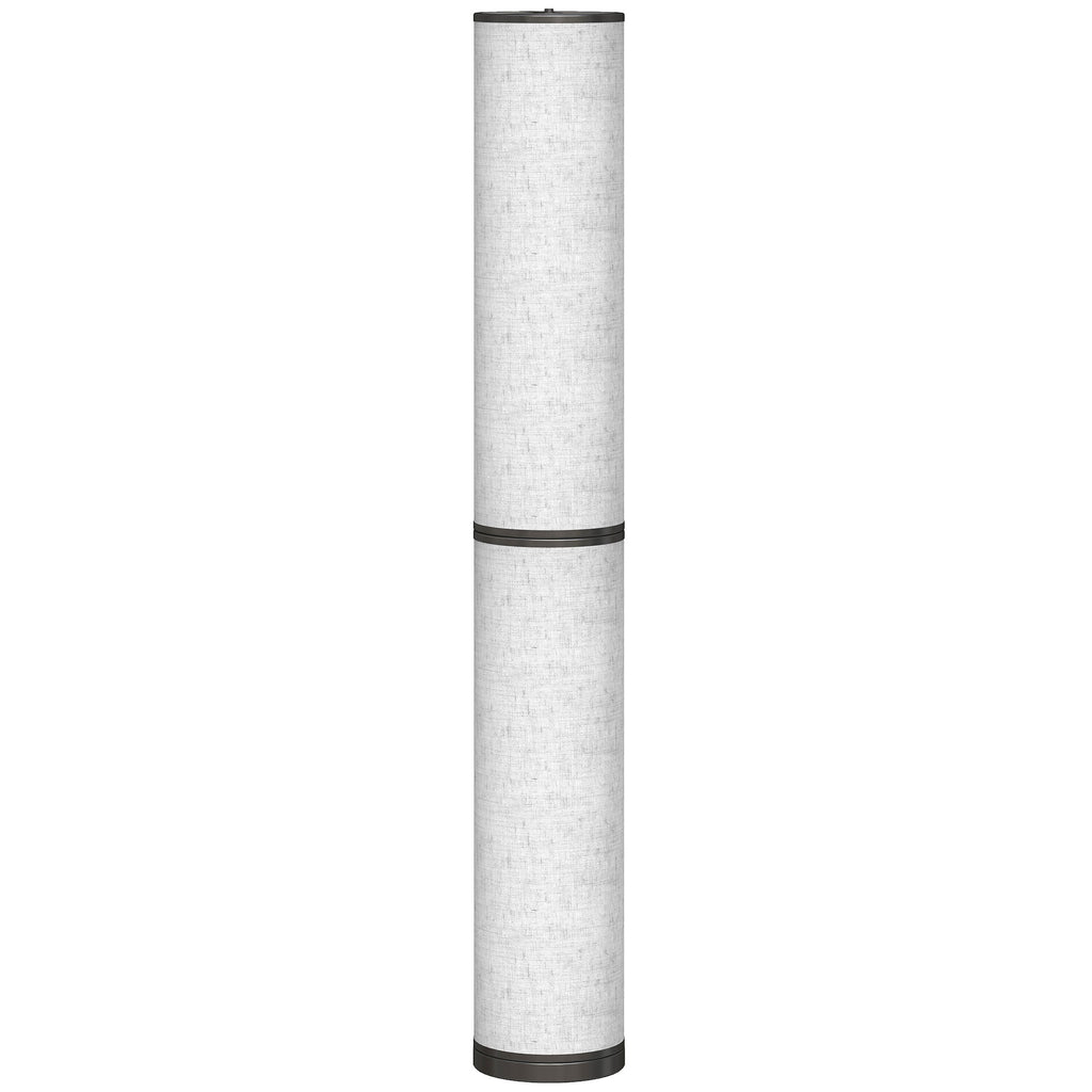Lampadaire LED, lampadaire sur pied salon à intensité variable, télécommande magnétique, Ø 20 x 135 cm, beige-0