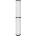 Lampadaire LED, lampadaire sur pied salon à intensité variable, télécommande magnétique, Ø 20 x 135 cm, beige-0