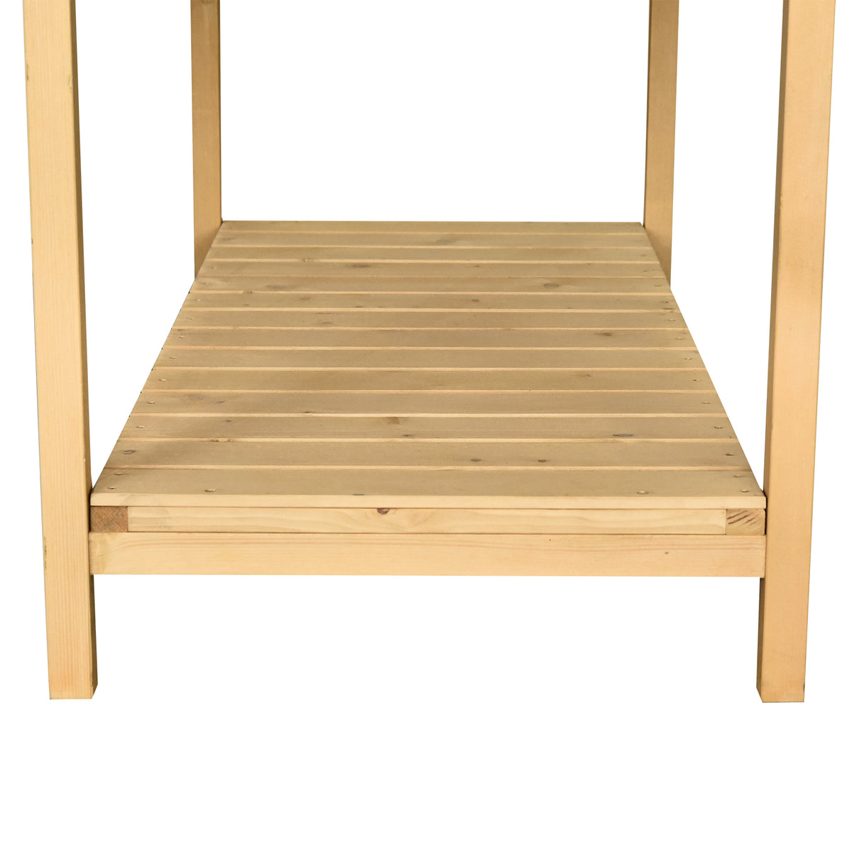 Jardinière sur Pieds carré Potager avec étagère 110L x 46l x 76H cm 8 Compartiments & Inserts d'irrigation-8