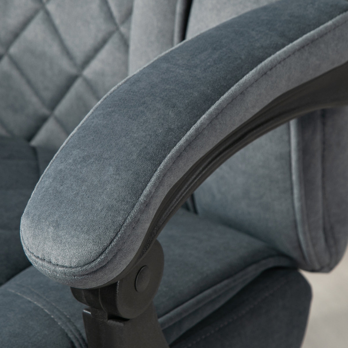 Fauteuil de bureau massant et chauffant hauteur réglable dossier inclinable télécommande repose-pieds rétractable gris-8