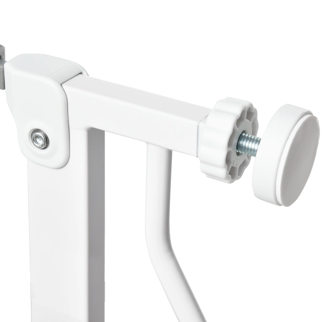 Lot de 2 barrières de sécurité barrière pour animal domestique longueur réglable escaliers couloirs portes sans perçage-7