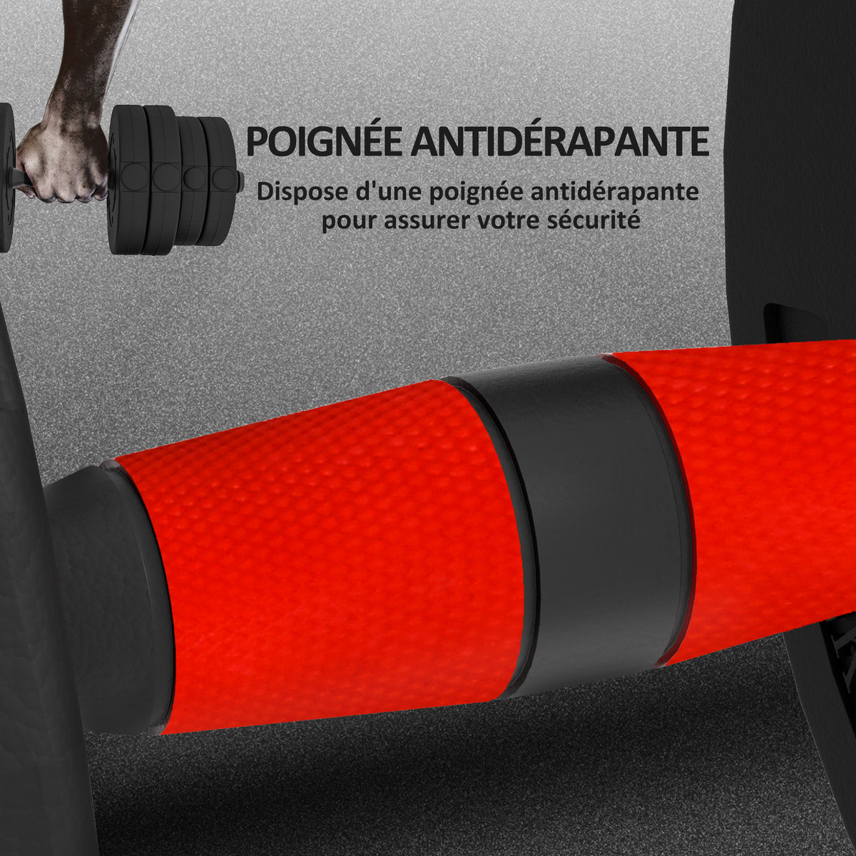 Ensemble d'haltères Courtes Total 30 Kg 2 en 1 poids réglable Barres incluses - entraînement Musculaire & haltérophilie-4