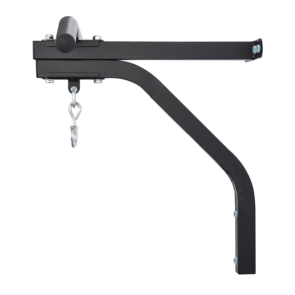 Support sac de boxe fixation sac de frappe barre de traction intégrée charge max. 130 Kg acier noir-7
